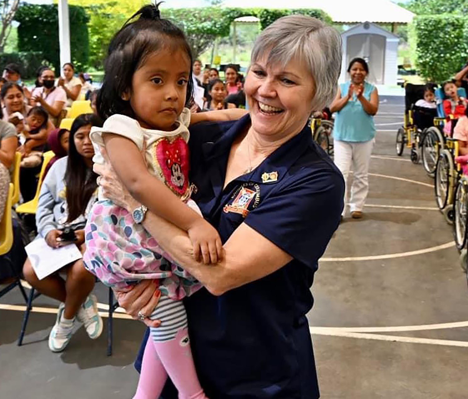 Beth Fruge Holding Child