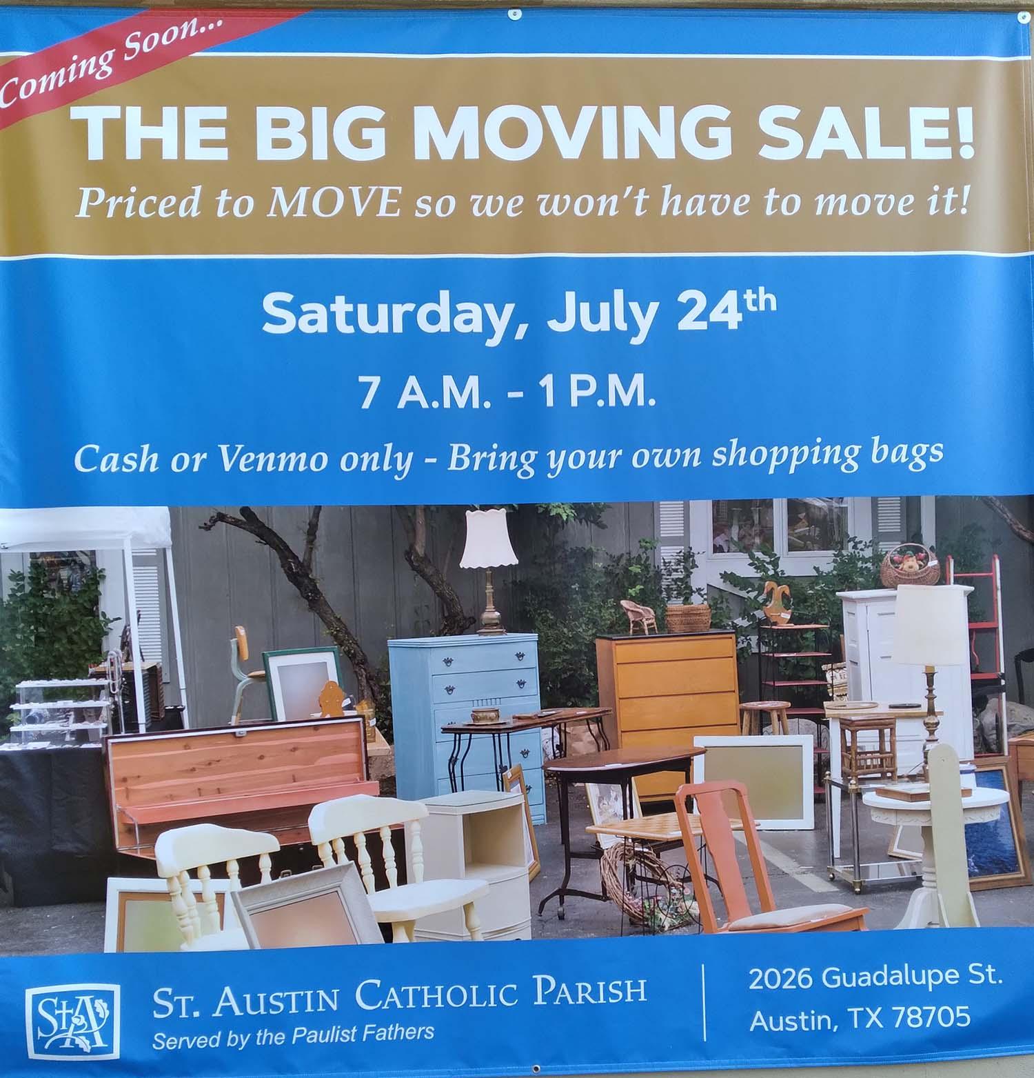 Photo 3 Moving Sale Banner