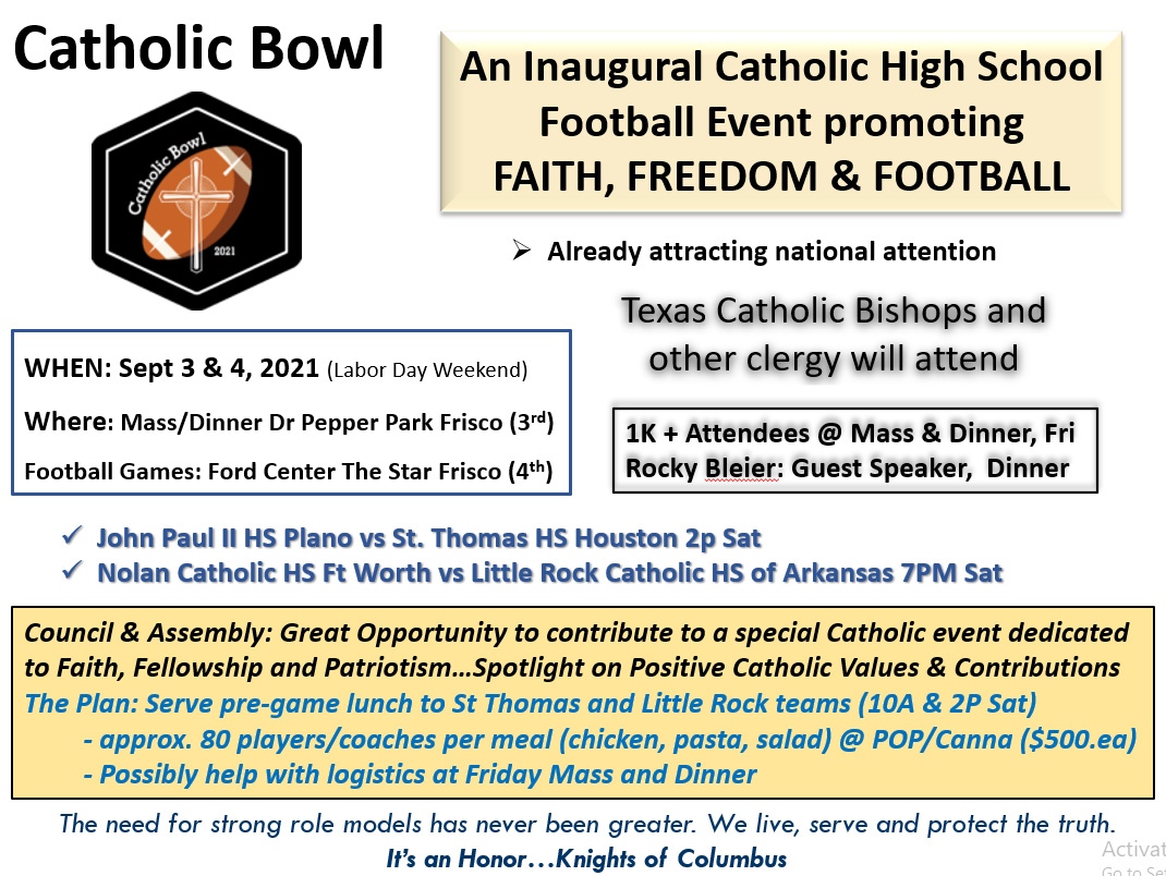Ppt Catholic Bowl Headlines Copy